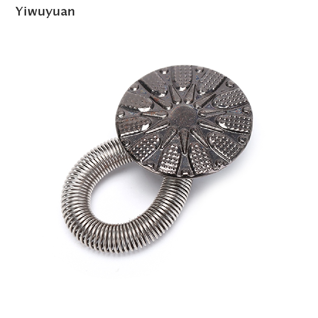 < Yiwuyuan > Set 6 Quần Jean Nới Rộng Lưng Co Giãn Cài Nút Kim Loại Sửa Chữa Tức Thì