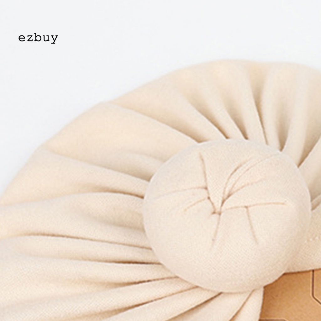 1 Bộ Mũ Vải Chống Mòn Thoải Mái Đính Nơ Thời Trang Mùa Thu Cho Bé Sơ Sinh