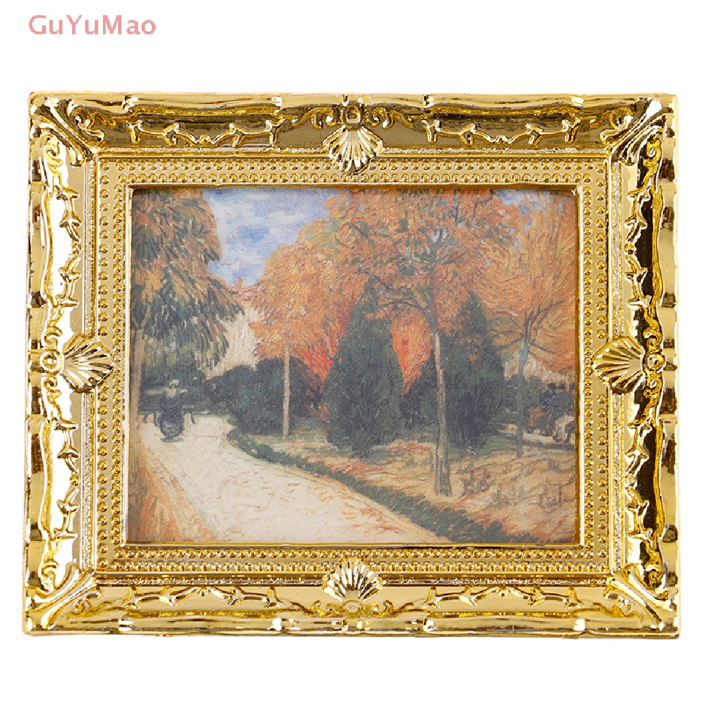 [cxGUYU] Mô Hình Nhà Búp Bê mini Tự Trang Trí Tỷ Lệ 1: 12 PRTA