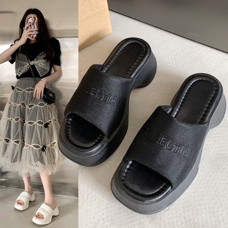 Dép Sandal Đế Dày Chống Trượt Thời Trang Mùa Hè Mới Cho Nữ