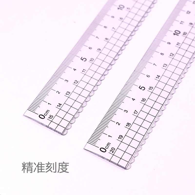 Thước Đo Trong Suốt 15cm Đơn Giản