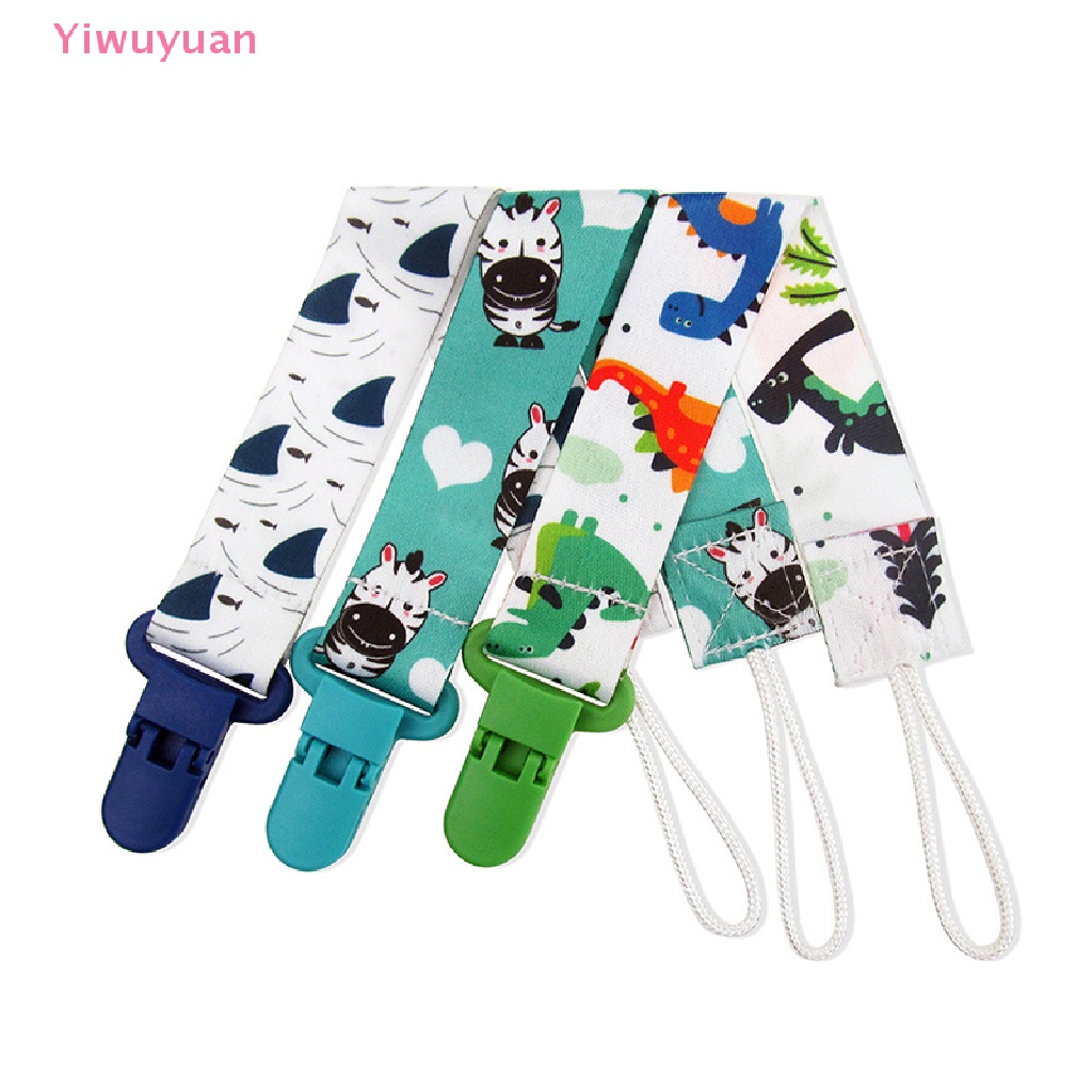 Bộ 3 Kẹp Giữ Núm Vú Giả Họa Tiết Hoạt Hình Cho Bé Mới