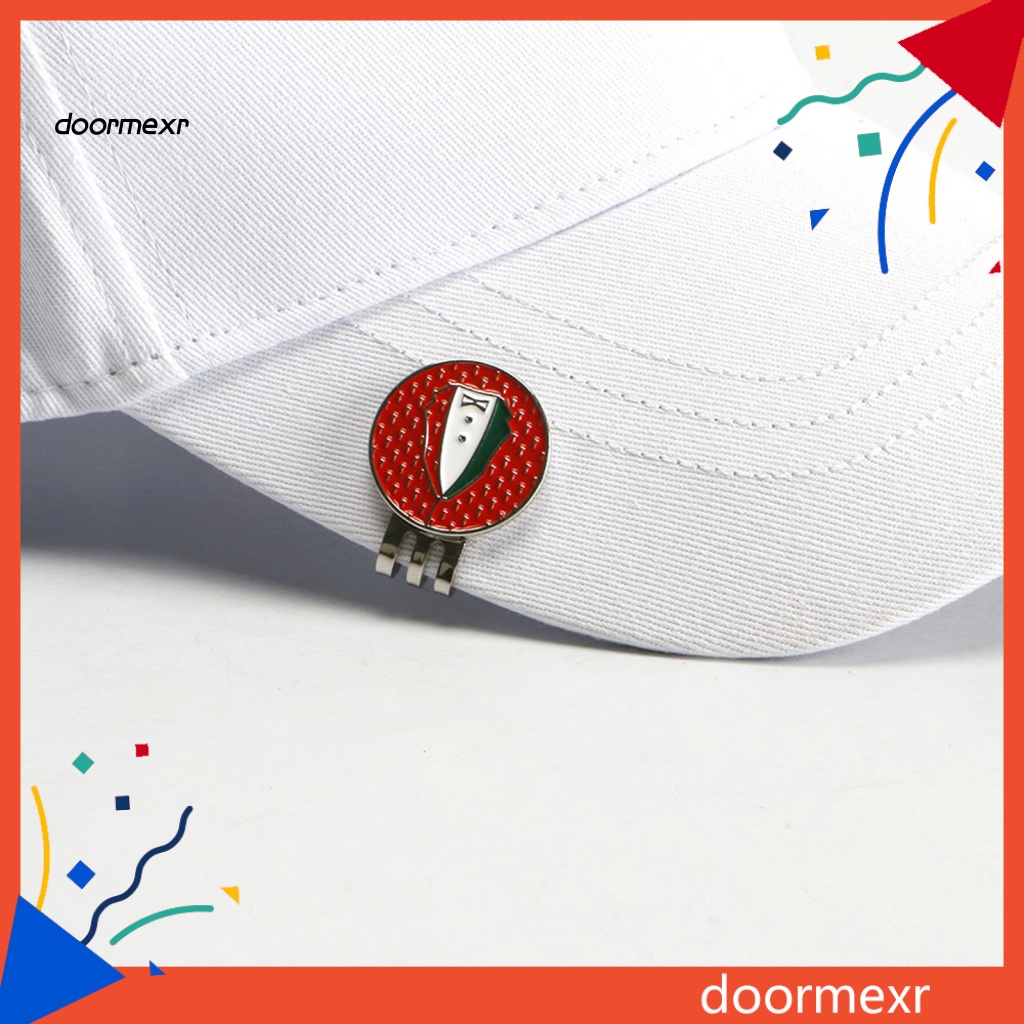 1 Bộ Dụng Cụ Đánh Dấu Bóng Golf 25mm Chống Mòn Không Phai Màu Chống Rỉ Sét Có Kẹp Gắn Nón Thời Trang
