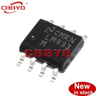 Set 10 linh kiện điện tử lm833m sop-8 lm833mx lm833 mới