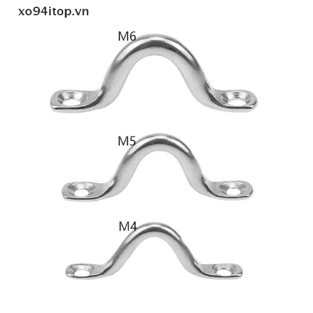 Xoitop Set 4 Tay Cầm Nhỏ Cố Định Tàu Thuyền Bằng Thép Không Gỉ Bền Bỉ