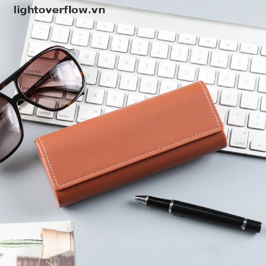 Túi Da Màu Trơn Đựng Mắt Kính Chống Nắng Dành Cho Nữ