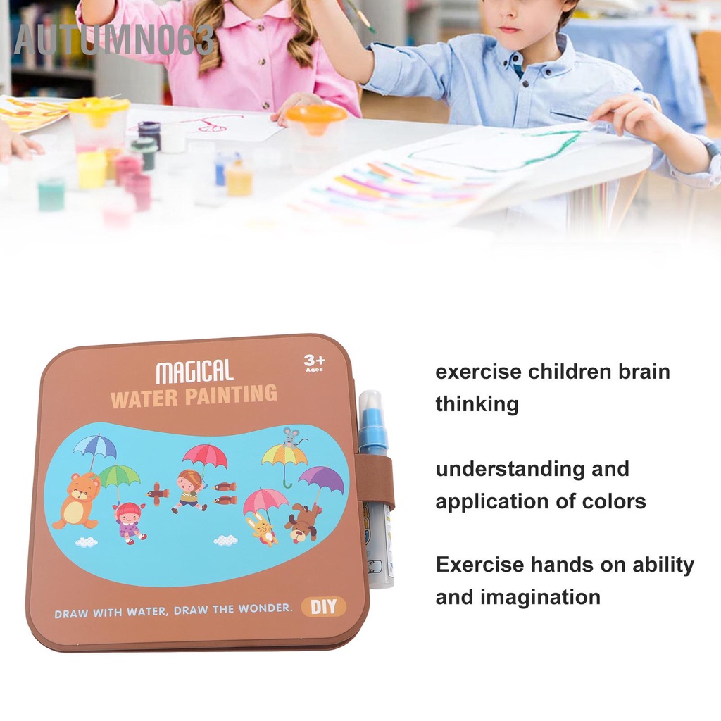 Sách Vẽ Tranh Gấp Gọn Có Thể Tái Sử Dụng Giáo Dục Sớm Cho Bé