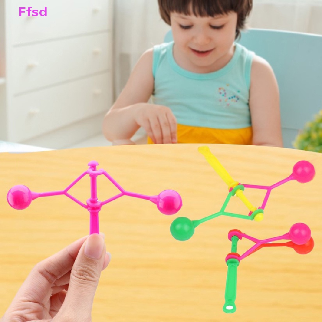 {Ffsd} Set 5 Đồ Chơi Bóng Lắc Bằng Nhựa Vui Nhộn Mới Lạ Tek Tek Etek Thích Hợp Làm Quà Sinh Nhật Cho Trẻ Em