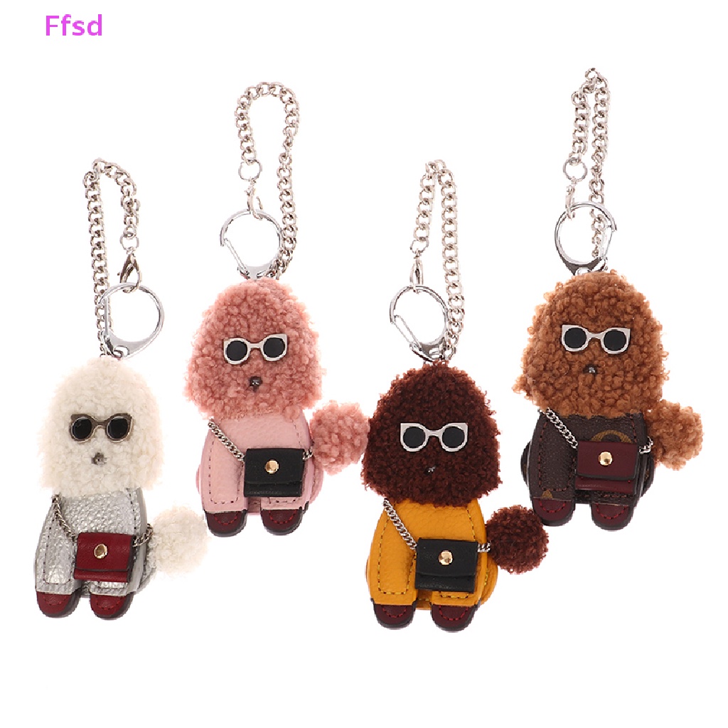 {Ffsd} Móc Khóa Da Pu Hình Thú Cưng Đáng Yêu Cho Nữ