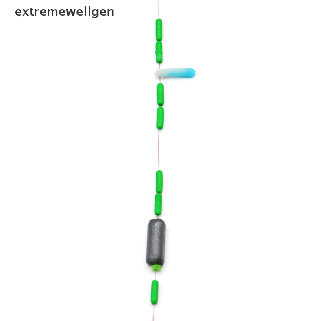 Set 300 Phụ Kiện Câu Cá Bằng Silicon Màu Đen Hình Oval