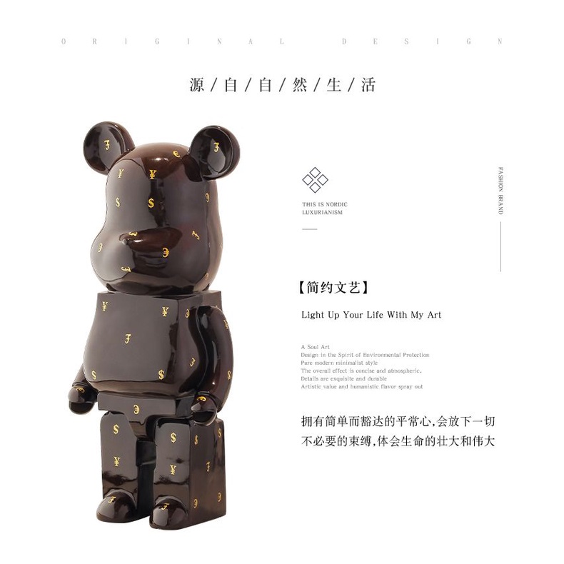 Ống Heo Tiết Kiệm Bằng Resin Mềm Mại Kích Thước 50cm Trang Trí Phòng Khách / Tủ TV