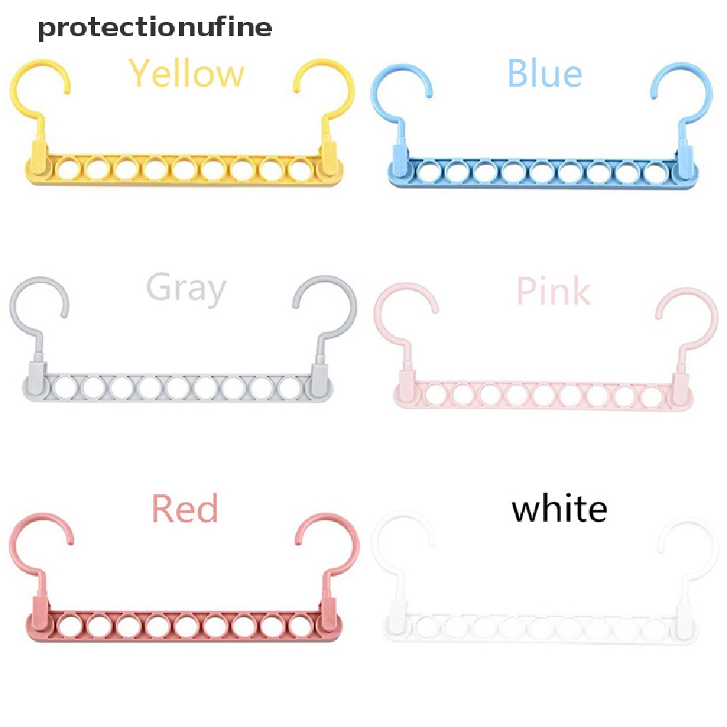 Móc Treo Quần Áo 9 Lỗ Gấp Gọn Đa Năng PR3VN
