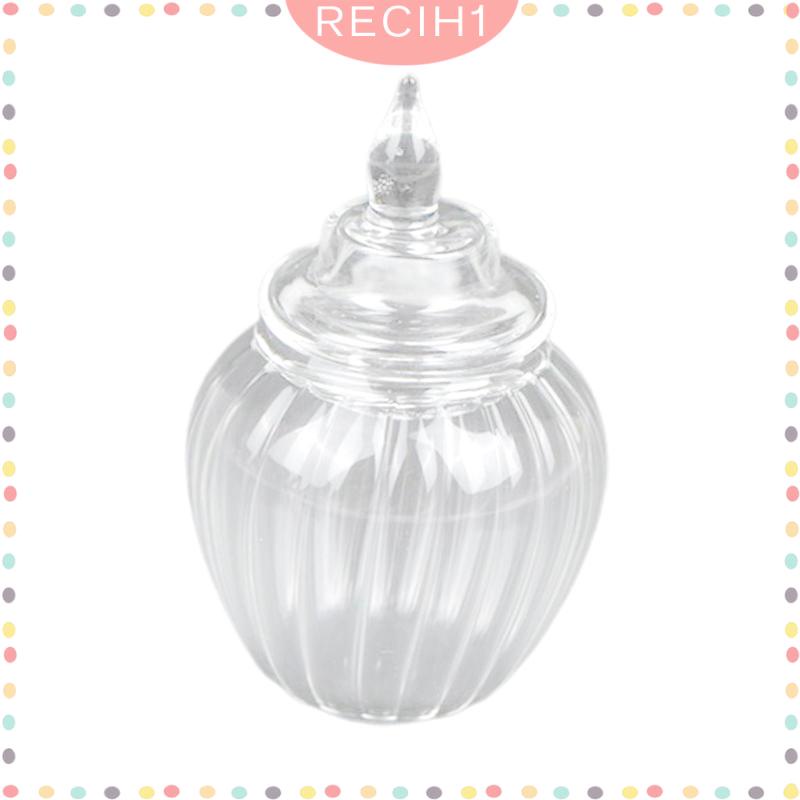 Hũ Thủy Tinh Đựng Kẹo / Thức Ăn Vặt Thu Nhỏ 1: 12 Trang Trí Nhà Búp Bê 1: 12