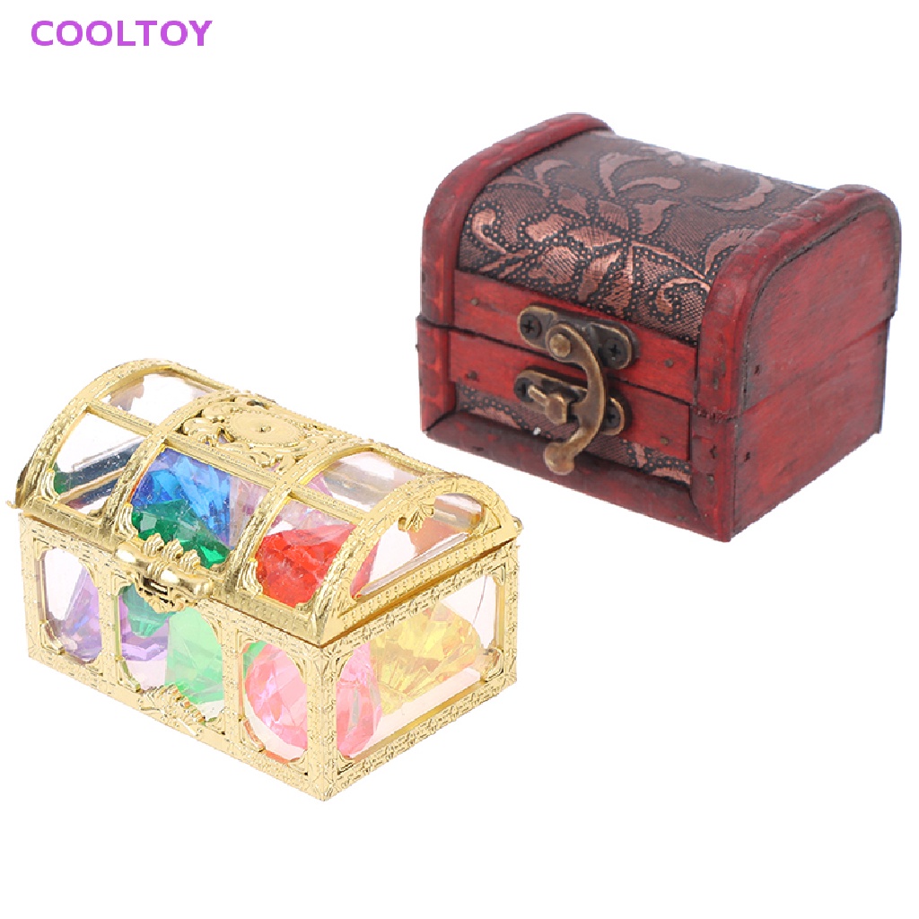 Cooltoy Bộ 10 Viên Đá Kim Cương Lớn Nhiều Màu Sắc Đồ Chơi Bể bơi Lội Hộp Kho Báu