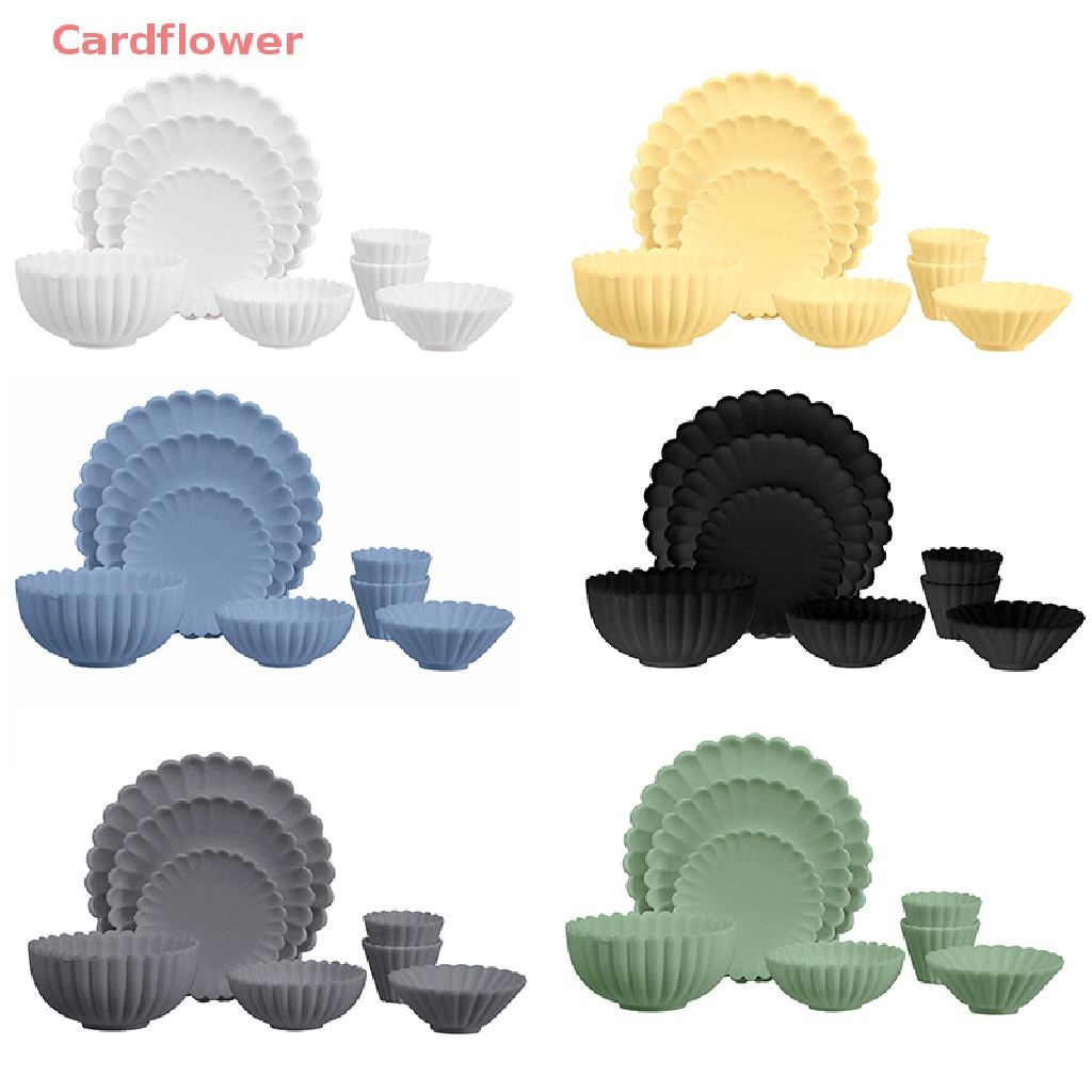 1 Bộ Chén / Đĩa / Cốc / Đĩa Trang Trí Nội Thất Nhà Búp Bê Tỉ Lệ 1: 6 Mới