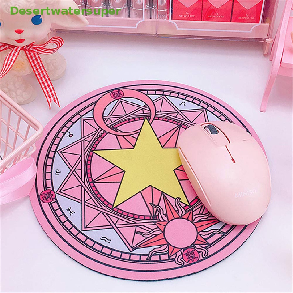 Tấm Lót Chuột Tròn Bằng PC Mềm Mại Dày Dặn Dễ Thương