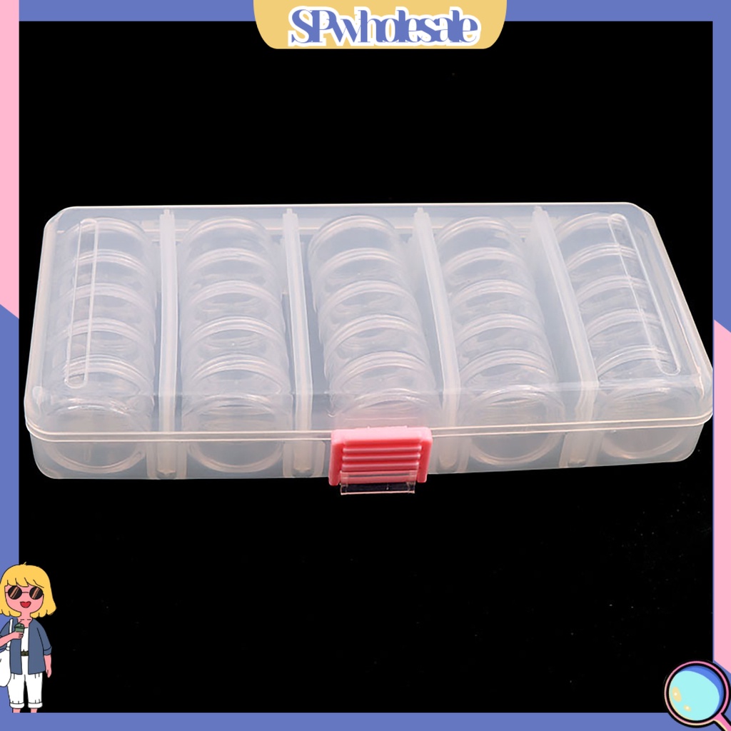 <SPwholesale> Hộp Đựng Trang Sức Chia 25 Ngăn Chống Bụi / Nước Tiện Dụng