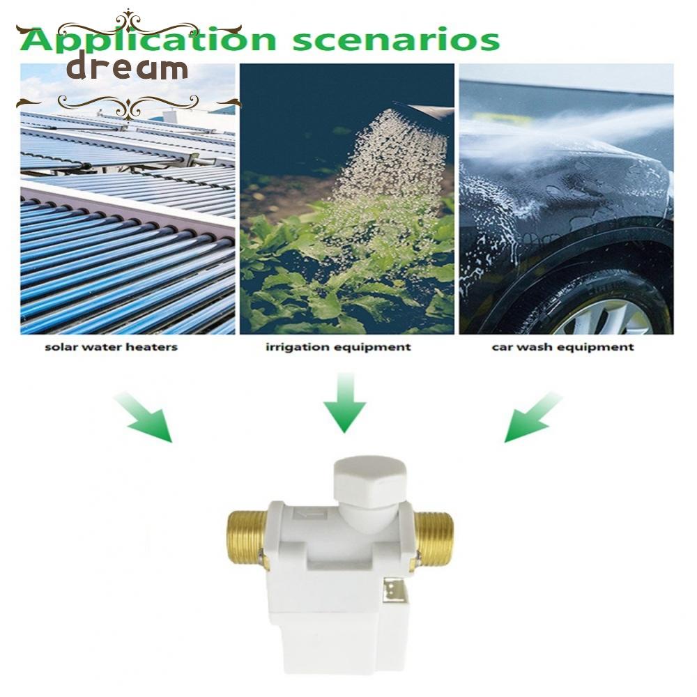 【DREAMLIFE】Solar water heater water inlet solenoid valve Electric Solenoid Valve G1/2 NC