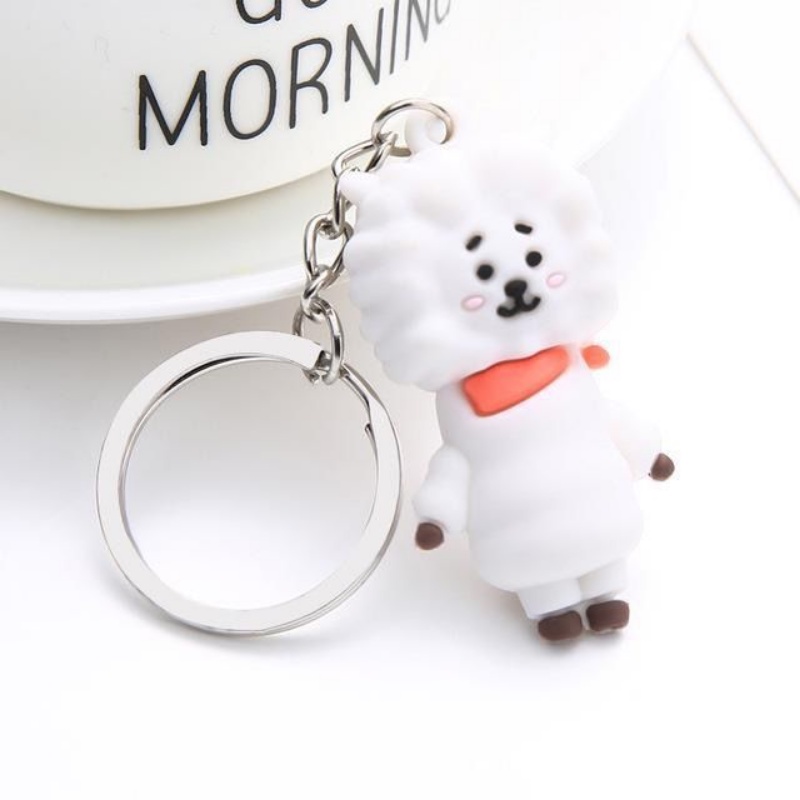 Móc Khóa Gắn Hình Nhân Vật Hoạt Hình Bt21 Kpop Bts Cook Mang Chimmy Tata Cook