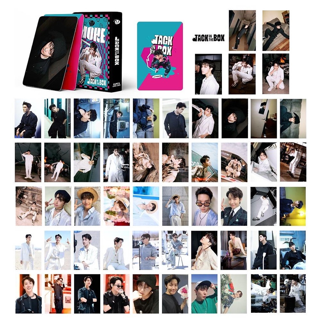 Hộp 55 Card J-Hope JACK in the BOX 2022, Lomo J-Hope 2022
