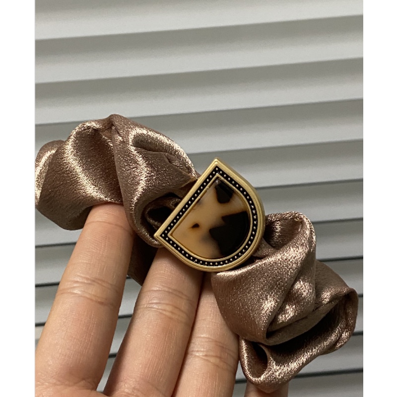 Dây Buộc Tóc Cao Su Họa Tiết Đá Hoa Cương Phong Cách Hàn Quốc