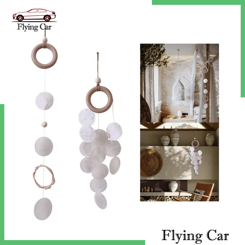 [Lzdjfmy2] Chuông Gió Vỏ Sò Thủ Công Dễ Thương Treo Nôi Em Bé Sân Vườn