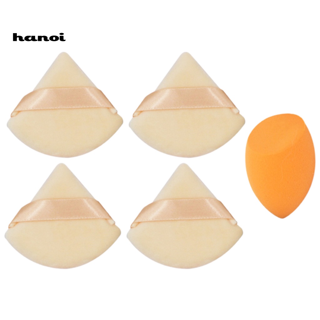 1 Bộ Mút Trang Điểm Đa Năng Hình Tam Giác Tiện Dụng