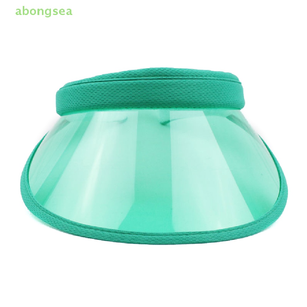 Mũ Lưỡi Trai Chống Nắng Bằng Nhựa PVC Trong Suốt Hở Chóp Chống Tia UV Kiểu Thể Thao Thời Trang Mùa Hè Cho Nam Và Nữ