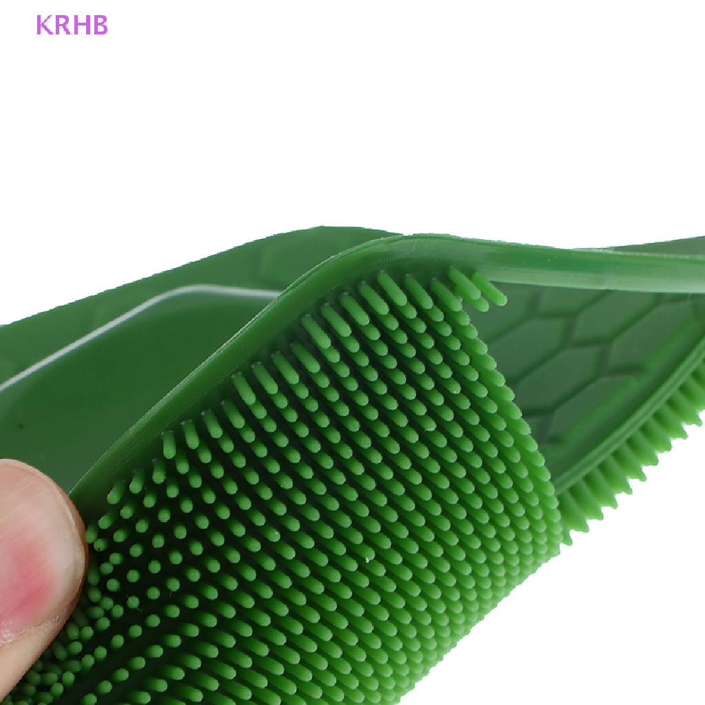 Bàn Chải Tắm Silicone Tẩy Tế Bào Chết Mát Xa Cơ Thể Mới