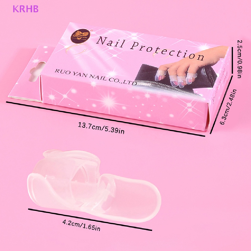 Set 10 Kẹp Nhựa Bảo Vệ Móng Tay Mới