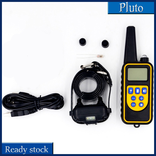 Vòng Cổ Huấn Luyện Chó Điện Tử 800m Có Thể Sạc Lại Được Với Màn Hình Lcd Huấn Luyện