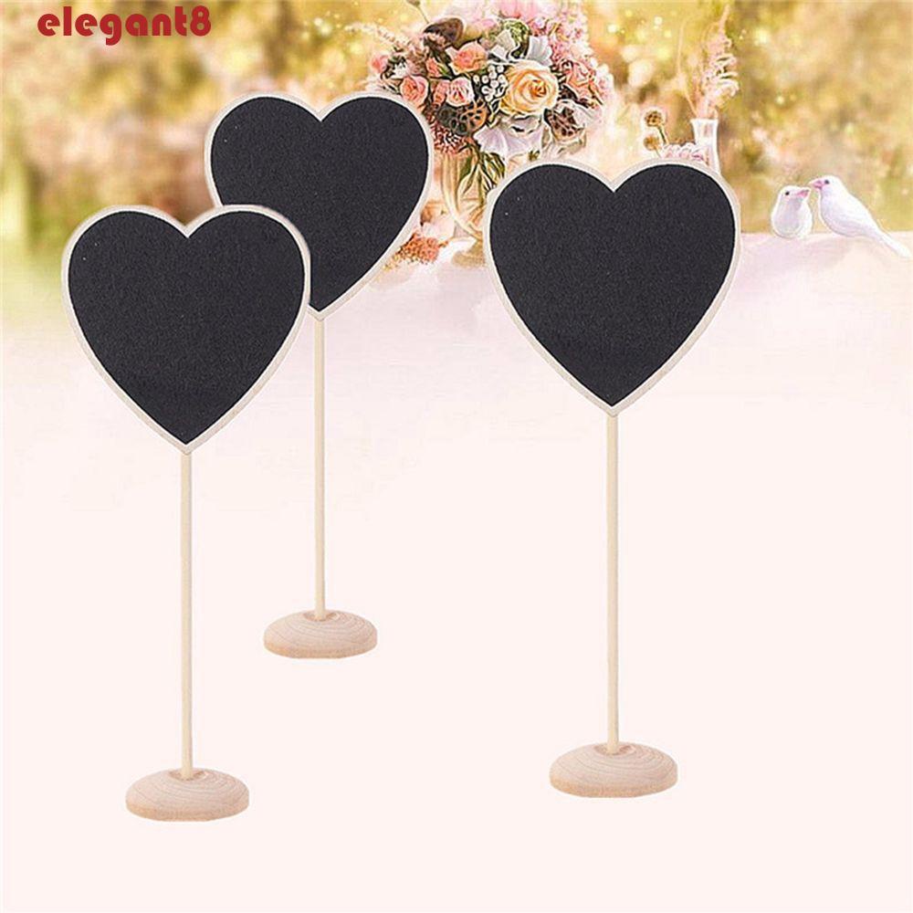 Bảng Đen Mini Bằng Gỗ Hình Trái Tim DIY