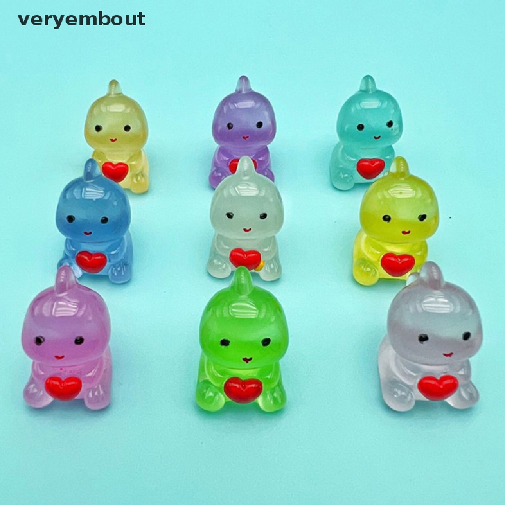 Ut Bộ 5 Tượng Hoạt Hình Phát Sáng Trong Đêm Dùng Để Trang Trí