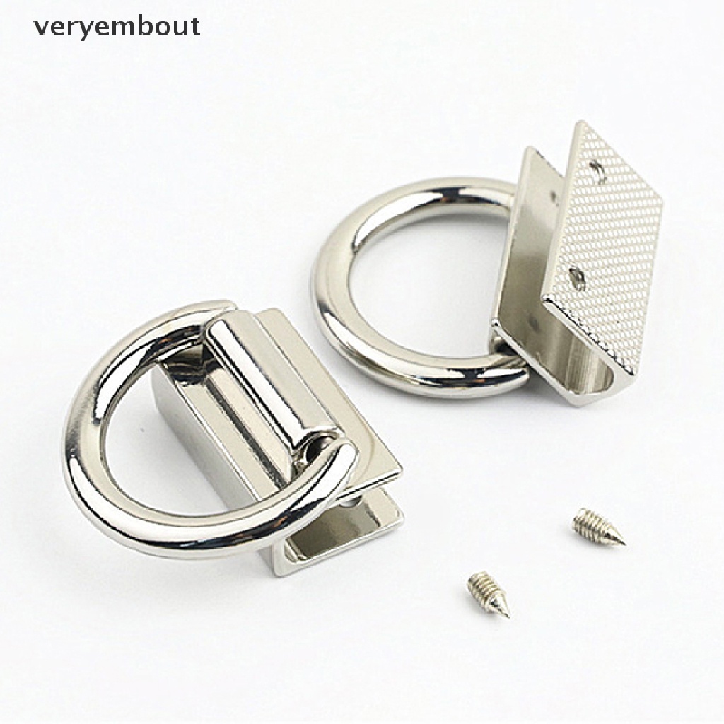 Khóa Cài Kim Loại Treo Cạnh Túi Xách Da DIY