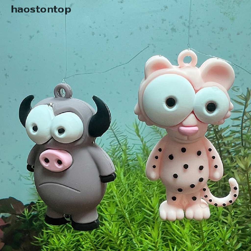 Mặt Dây Chuyền Thủ Công Hình Ngựa Vằn / Hươu Cao Cổ / Chim Hồng Hạc Sáng Tạo Trang Trí Bể Cá