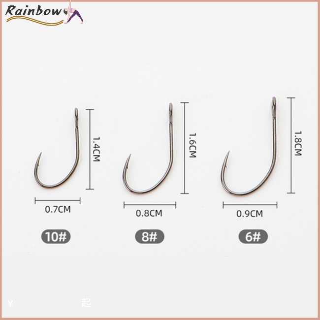 [COD] Thép Carbon 6#/8#/10# Dụng Cụ Hỗ Trợ Móc Câu Cá Chất Lượng Cao