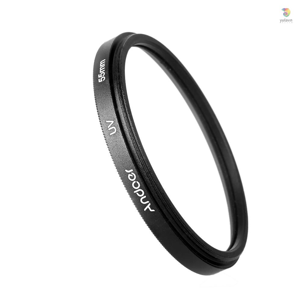 Bộ Lọc Bảo Vệ Ống Kính Máy Ảnh UV Ultra-Violet 55mm Cho Andoer 55mm