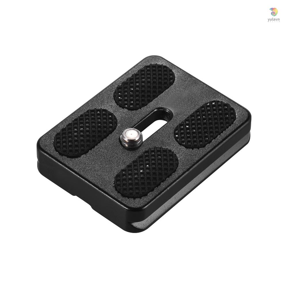 Tấm Tháo Lắp Nhanh Bằng Hợp Kim Nhôm Kích Thước 50 * 38mm D-50T QR Với Vít 1 / 4 Inch Cho Arca Swiss Benro Monopod Tripod Ball