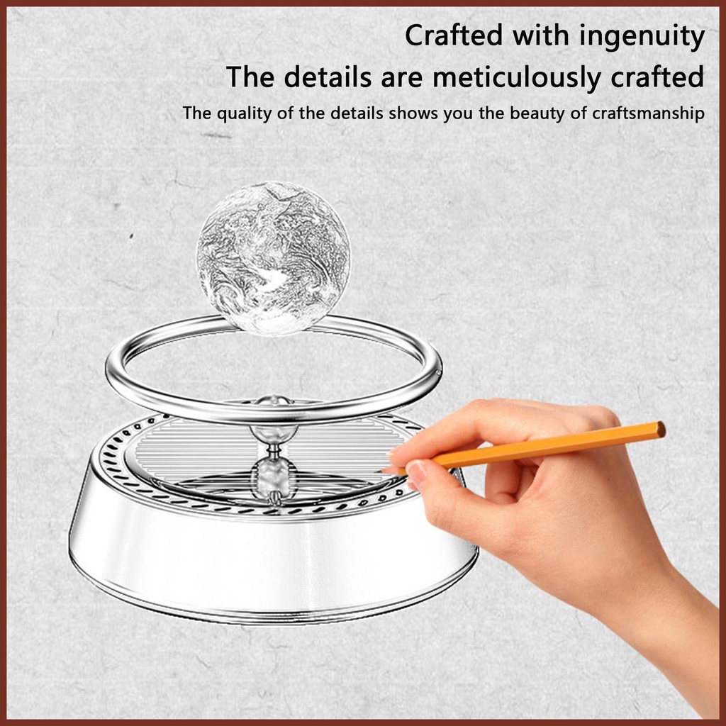 Máy Khuếch Tán Tinh Dầu Xoay Năng Lượng Mặt Trời Trang Trí Nội Thất Xe Hơi / Văn Phòng Hayyisvn