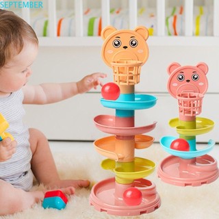 Bộ đồ chơi thả bóng lăn tháp bóng lăn giáo dục sớm cho bé