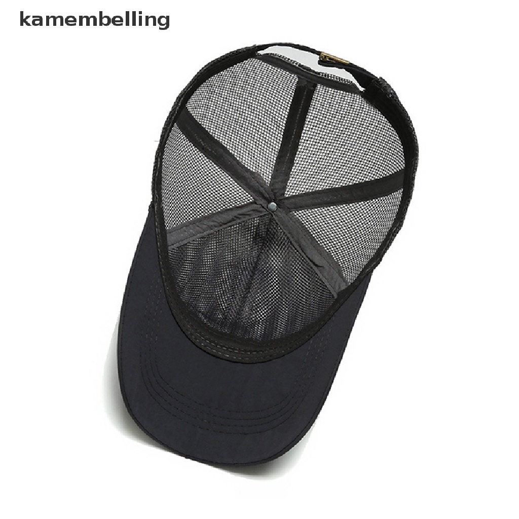 Kamembelling Mũ Lưỡi Trai Phối Lưới Unisex Nhanh Khô Có Thể Điều Chỉnh kamembelling