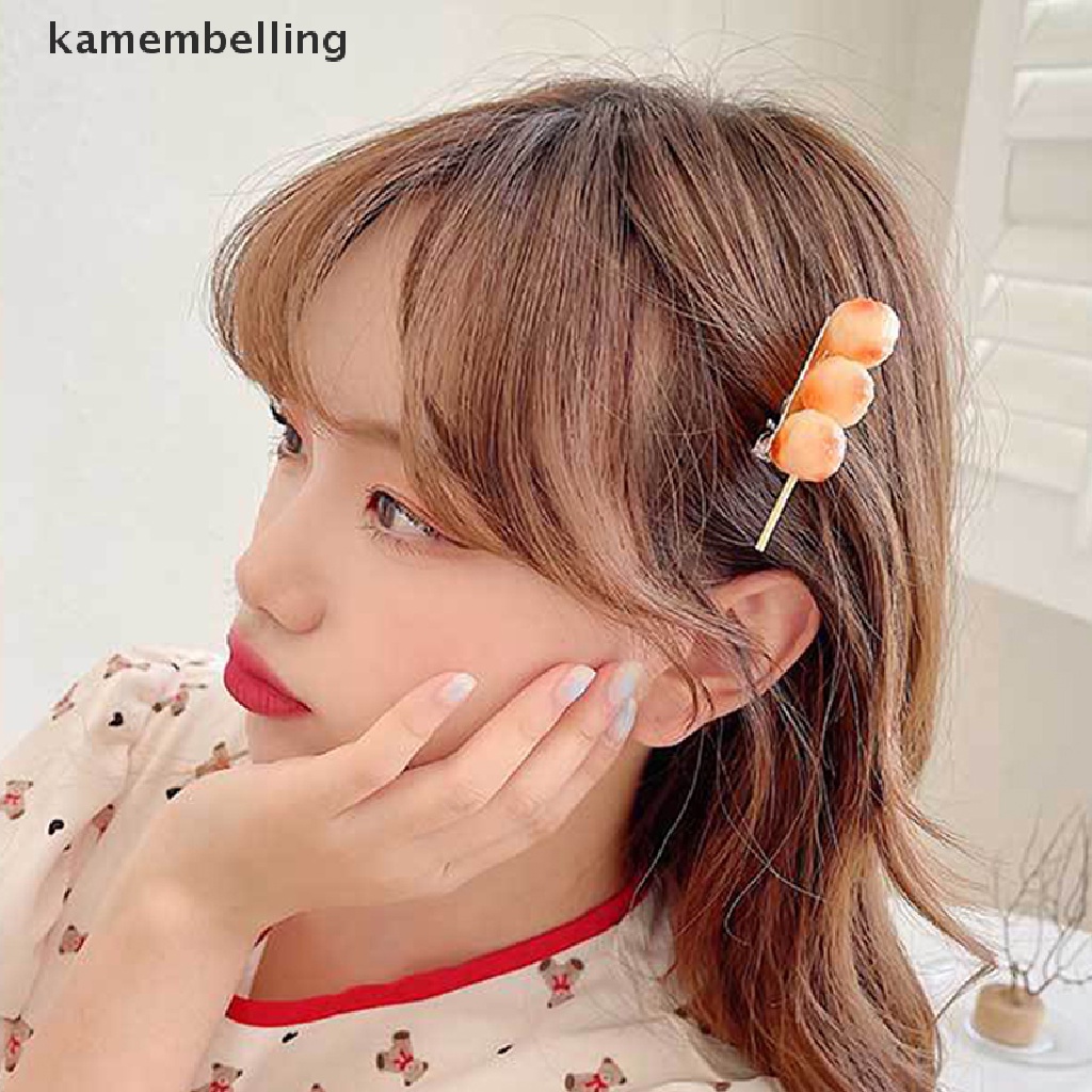 Kamembelling Kẹp Tóc Hình Thức Ăn Vui Nhộn Cho Bé