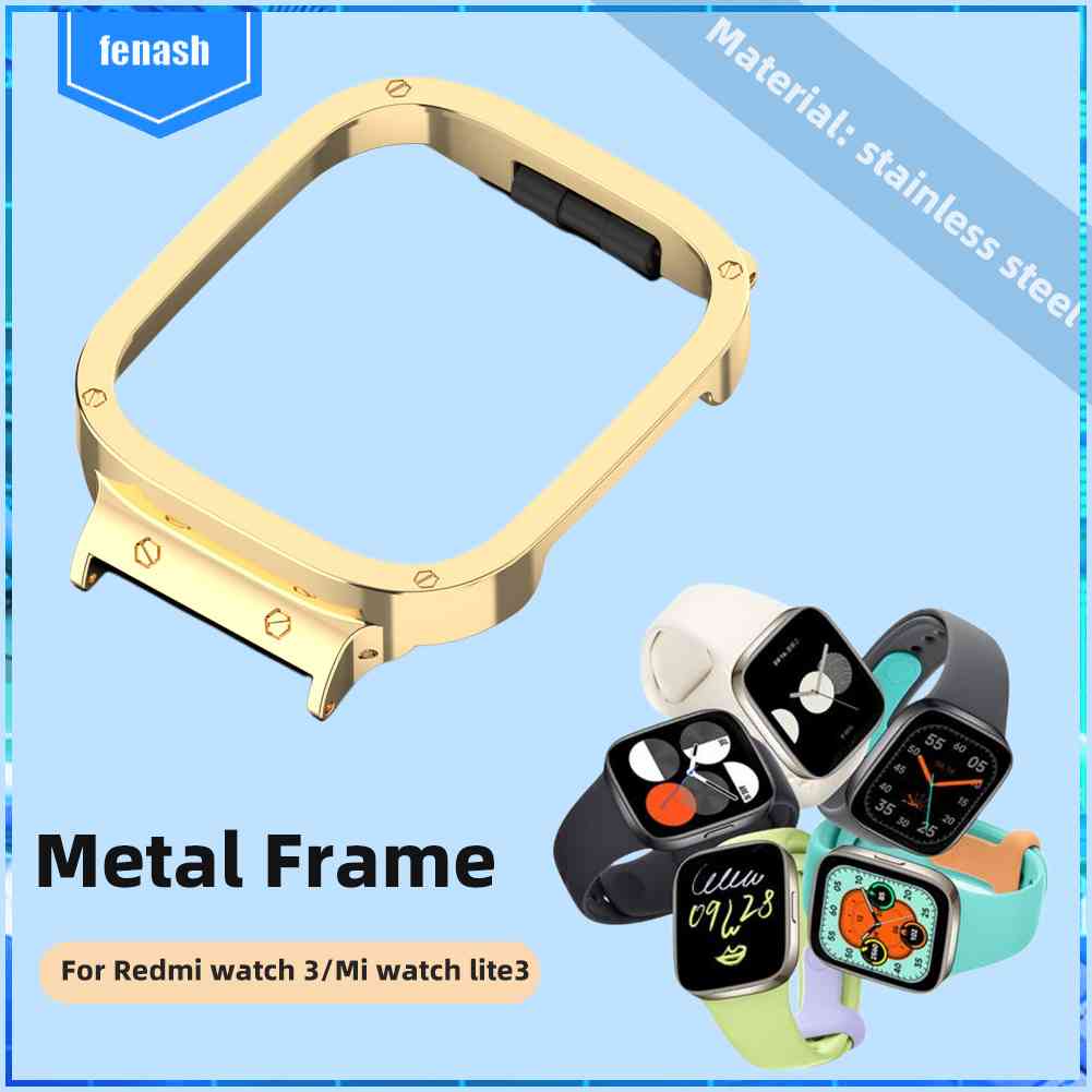 Dây Đeo Đồng Hồ Bằng Kim Loại 20mm Chống Bụi Cho Redmi Watch 3