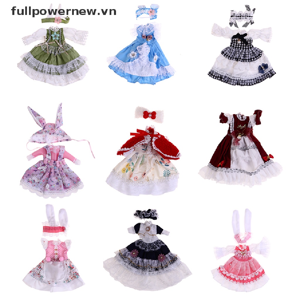 Đầm Công Chúa Thời Trang Cho Búp Bê 1 / 6 30cm