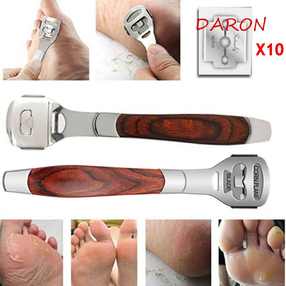 Bộ Dụng Cụ Tẩy Tế Bào Chết Bằng Inox Cán Gỗ Tiện Dụng