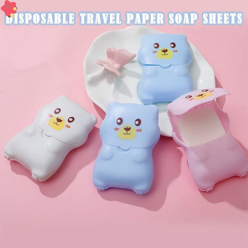 Xà Phòng Giấy Mini Dùng Một Lần Tiện Dụng Khi Đi Du Lịch
