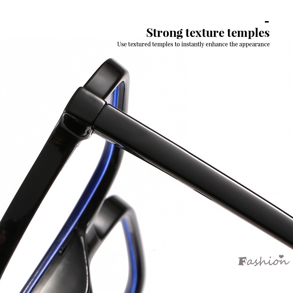 Mắt Kính Oversize Không Gọng Tròng Phẳng Không Đường Viền Dùng Làm Đạo Cụ Chụp Ảnh Cho Nam Và Nữ