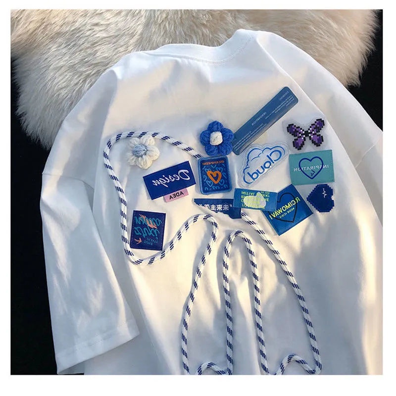 Áo Thun 100% Không Xỏ Tay Ngắn Dáng Rộng Thời Trang Mùa Hè Cho Nữ