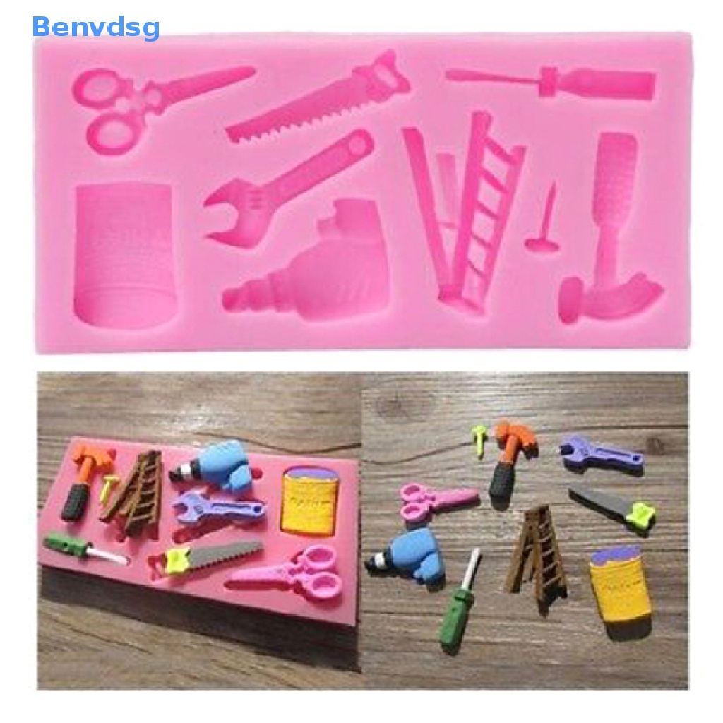 Khuôn Silicone Làm Bánh Hình Dụng Cụ Sửa Chữa Đẹp Mắt