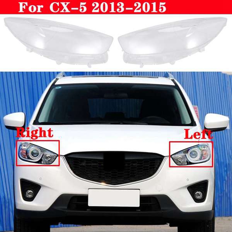 Khung Nhựa PC Trong Suốt Bảo Vệ Đèn Pha Xe Hơi Cho-Mazda CX5 CX-5 2013-2015